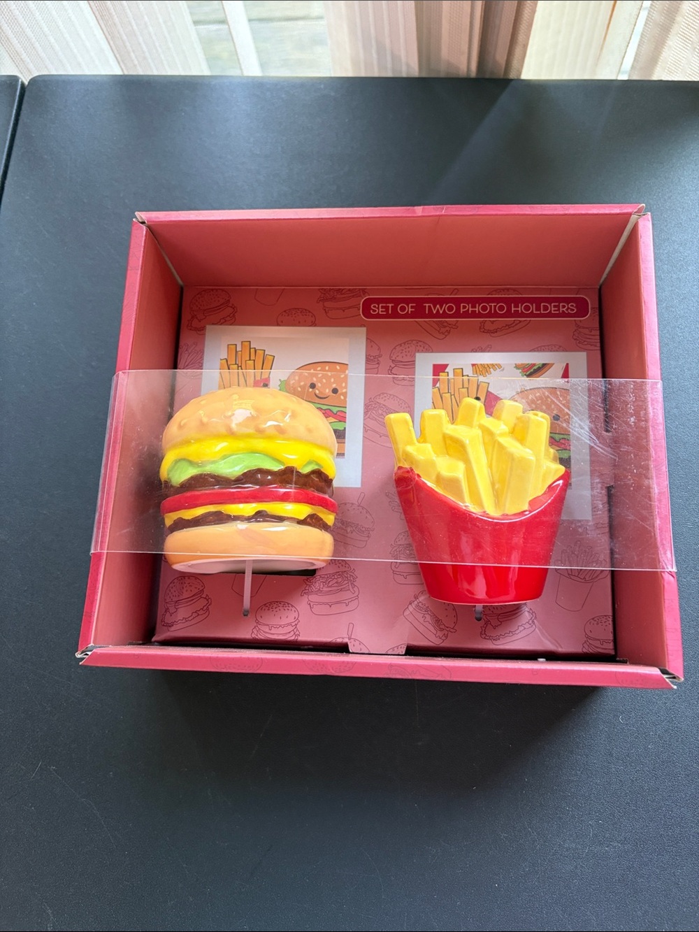 Mellow & Mod Novelty Burger & Fries Photo Holders